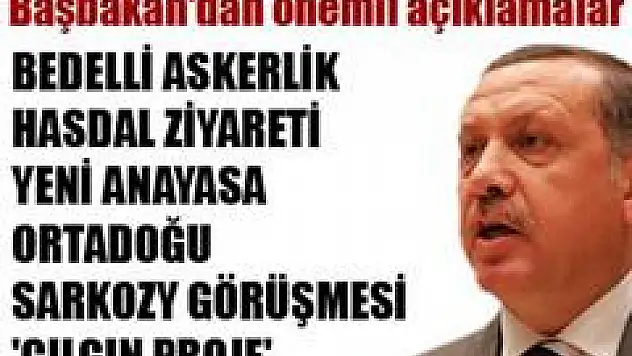 Başbakan'dan önemli açıklamalar