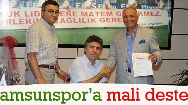 SESOB'dan Samsunspor'a Maddi Destek