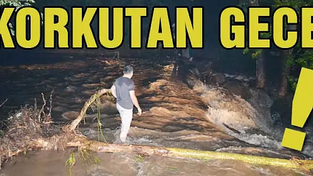 Ayvacık'ta Korkutan Gece