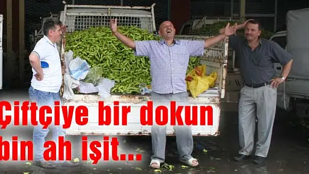 Çiftçiye bir dokun bin ah işit...