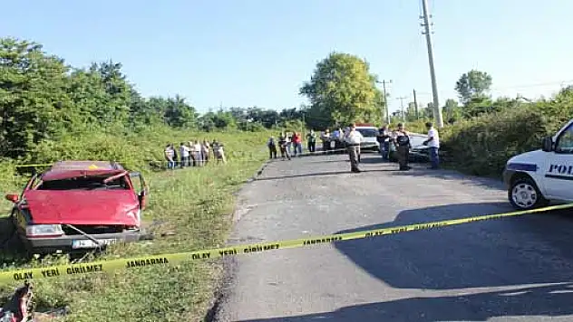 ÇARŞAMBA'DA KAZA: 1 ÖLÜ, 5 YARALI