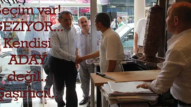 Demir Çarşamba'da Esnafı Gezdi