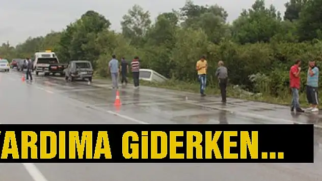 Yardıma Koşanlara Minibüs Çarptı: 5 Yaralı