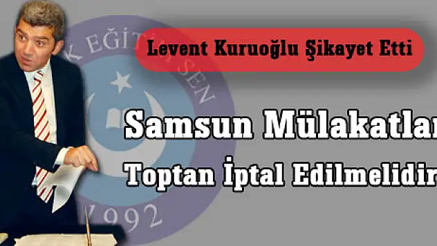 Levent Kuruoğlu Şikayet Etti