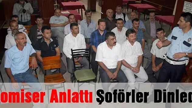 Emniyetten Okul Servis Şoförlerine Eğitim