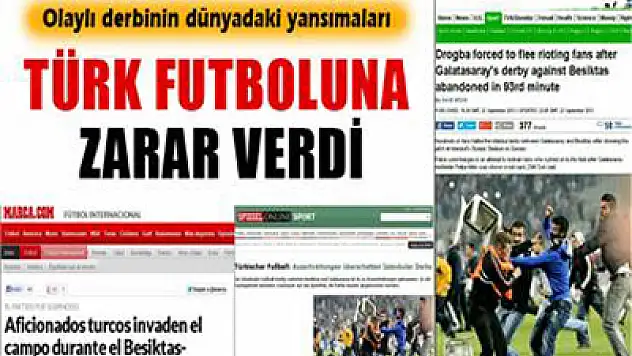 Beşiktaş-Galatasaray derbisi dünya basınında