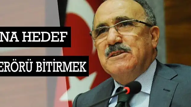 Beşir Atalay, 'Çözüm sürecinde ana hedef terörün bitmesi'