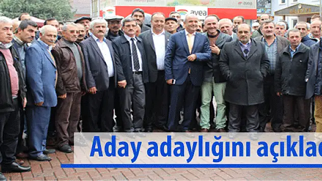 Fikret Oy resmen Belediye Başkan Aday adayı