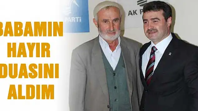 Baba duası alarak yola çıktı