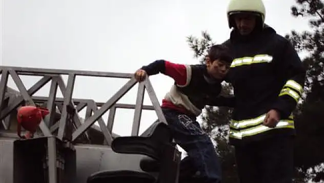 Yangın tatbikatı gerçeği aratmadı