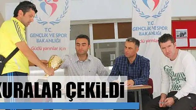 Okullar arası spor müsabaka kuraları çekildi