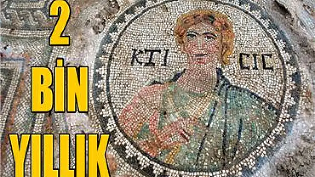 Amasya'da 2 bin yıllık tanrıçalı mozaik bulundu