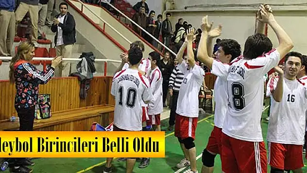 Voleybol Birincileri Belli Oldu