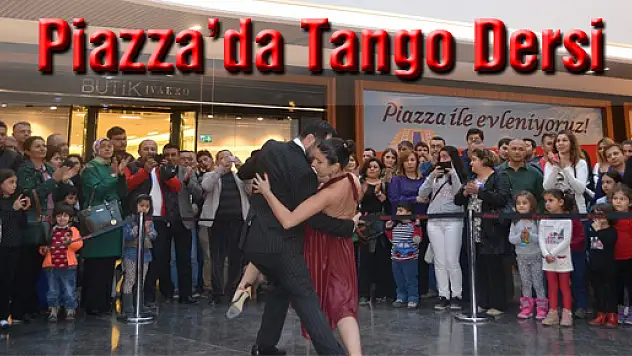 Samsun Piazza'da Tango Dersi