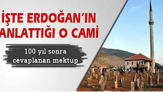 Başbakan Erdoğan'ın anlattığı Nizam Camii