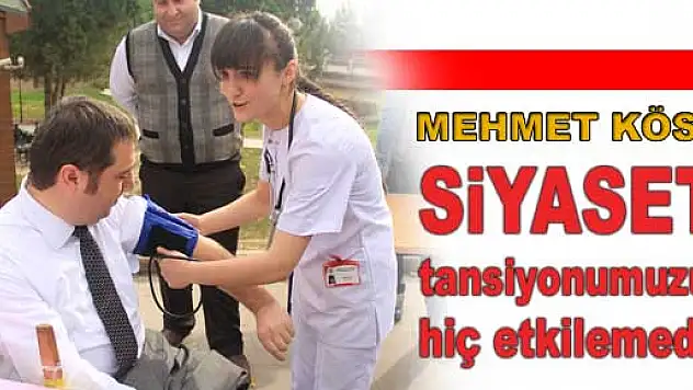  Köse, 'Siyaset tansiyonumuzu hiç etkilemedi'