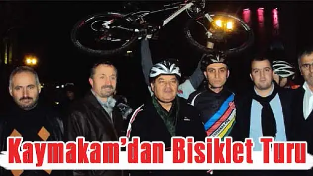 Caner Yıldız bisikletle turladı….