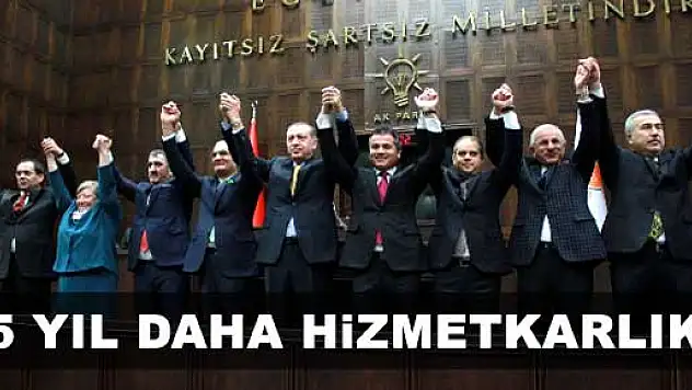 '5 YIL DAHA HİZMETKARLIK'
