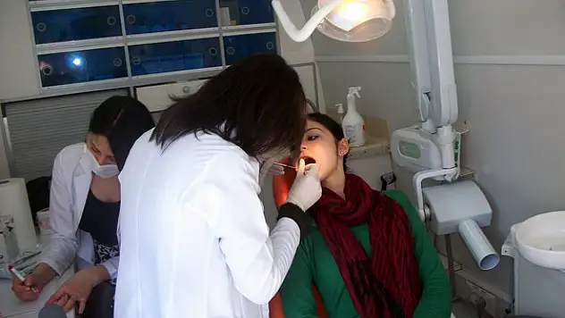 Çarşamba ve Termede, Öğrencilere Diş Taraması