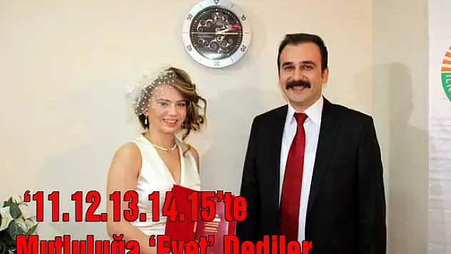 Samsun'da '11.12.13.14.15'te Mutluluğa 'Evet' Dediler