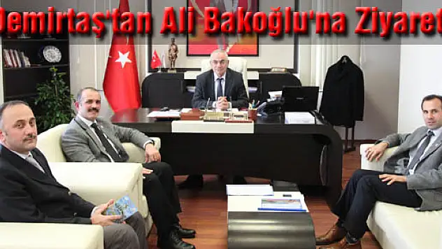 Demirtaş'tan Ali Bakoğlu'na Ziyaret