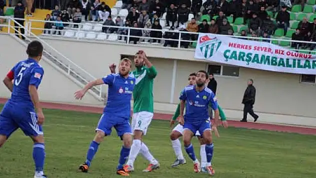 Ertelenen maçın galibi Çarşambaspor