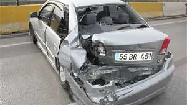 Samsun'da Trafik Kazası: 1 Yaralı