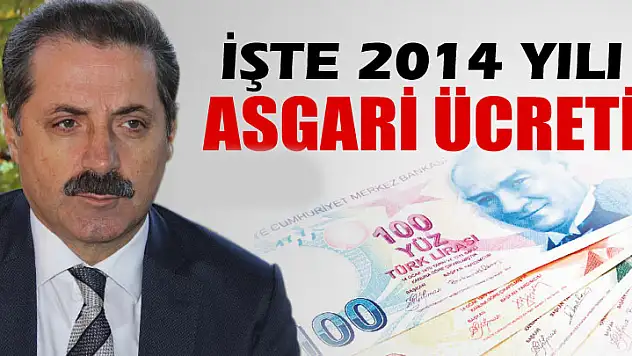 2014 Asgari Ücretler Açıklandı...