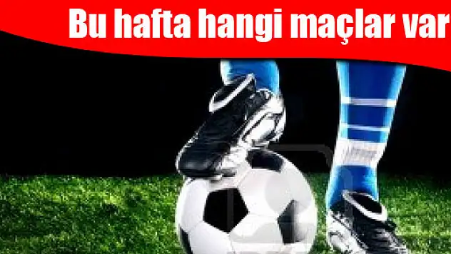 Bu hafta oynanacak müsabakalar