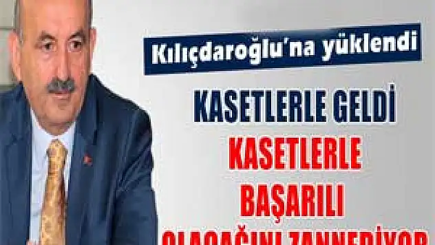 Müezzinoğlu: 'Kasetlerle geldi kasetlerle başarılı olacağını zannediyor'