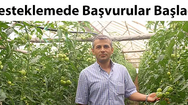 Desteklemede başvurular başladı