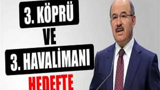 Hüseyin Çelik: 3. köprü ve 3. havalimanı hedefte