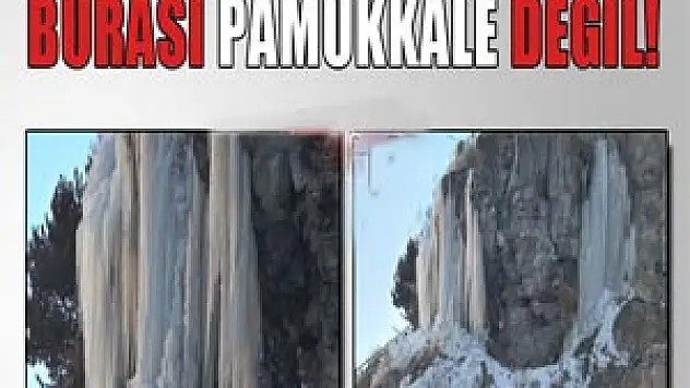 Pamukkale değil Ardahan