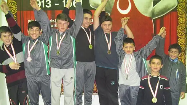 Dumlupınar Güreş'te il ikincisi