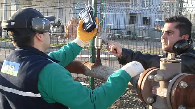Doğalgaz aboneye ulaşmaya başladı
