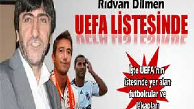 Rıdvan Dilmen, UEFA listesinde