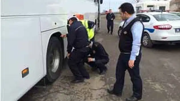 Otobüslere Sıkı Denetim