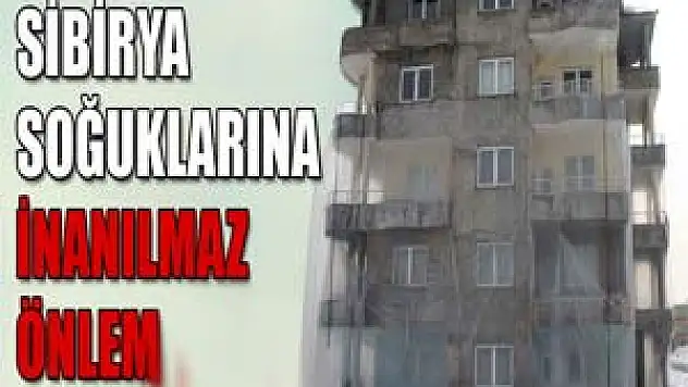 Sibirya soğuklarına inanılmaz önlem