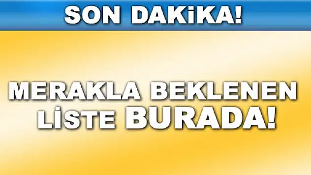 AK Parti listeleri teslim etti