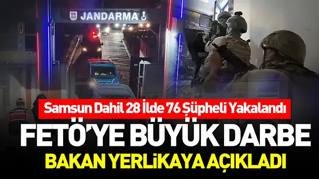 28 İlde Eş Zamanlı Operasyon