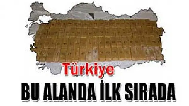 Türkiye bu alanda ilk sırada