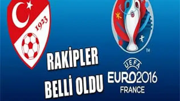 Euro 2016'daki rakiplerimiz belli oldu 
