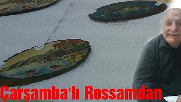 Çarşamba'lı ressamdan Piazza' da resim sergisi