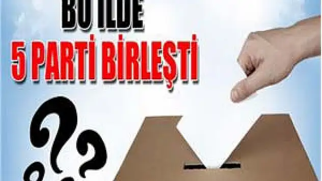 Bitlis'te partiler birleşme kararı aldı