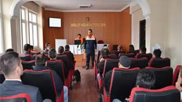 Hükümlülere 'Afet' Eğitimi