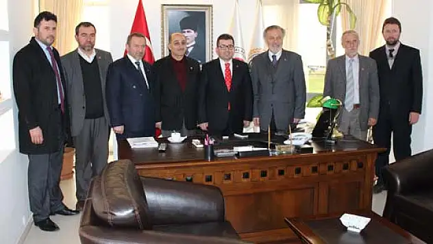 Saadet Partisi'n den ÇTSO Başkanı Yılmaz'a ziyaret