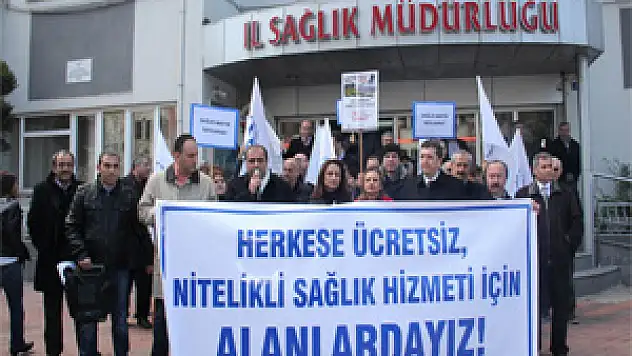 SES, İl Sağlık Müdürlüğü'ne Yürüdü