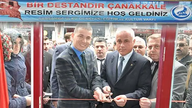 ÇARŞAMBA ÜLKÜ OCAKLARINDAN RESİM SERGİSİ