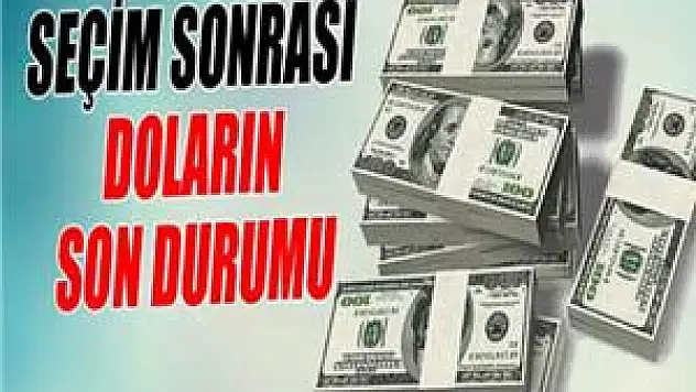 Seçim sonuçları doları düşürdü