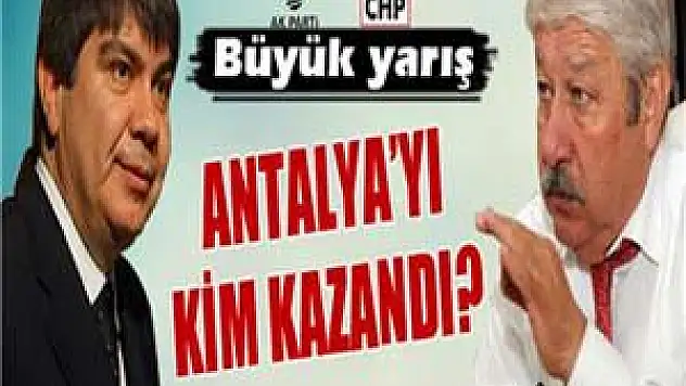 Antalya Büyükşehir'i 'Menderes Türel' kazandı